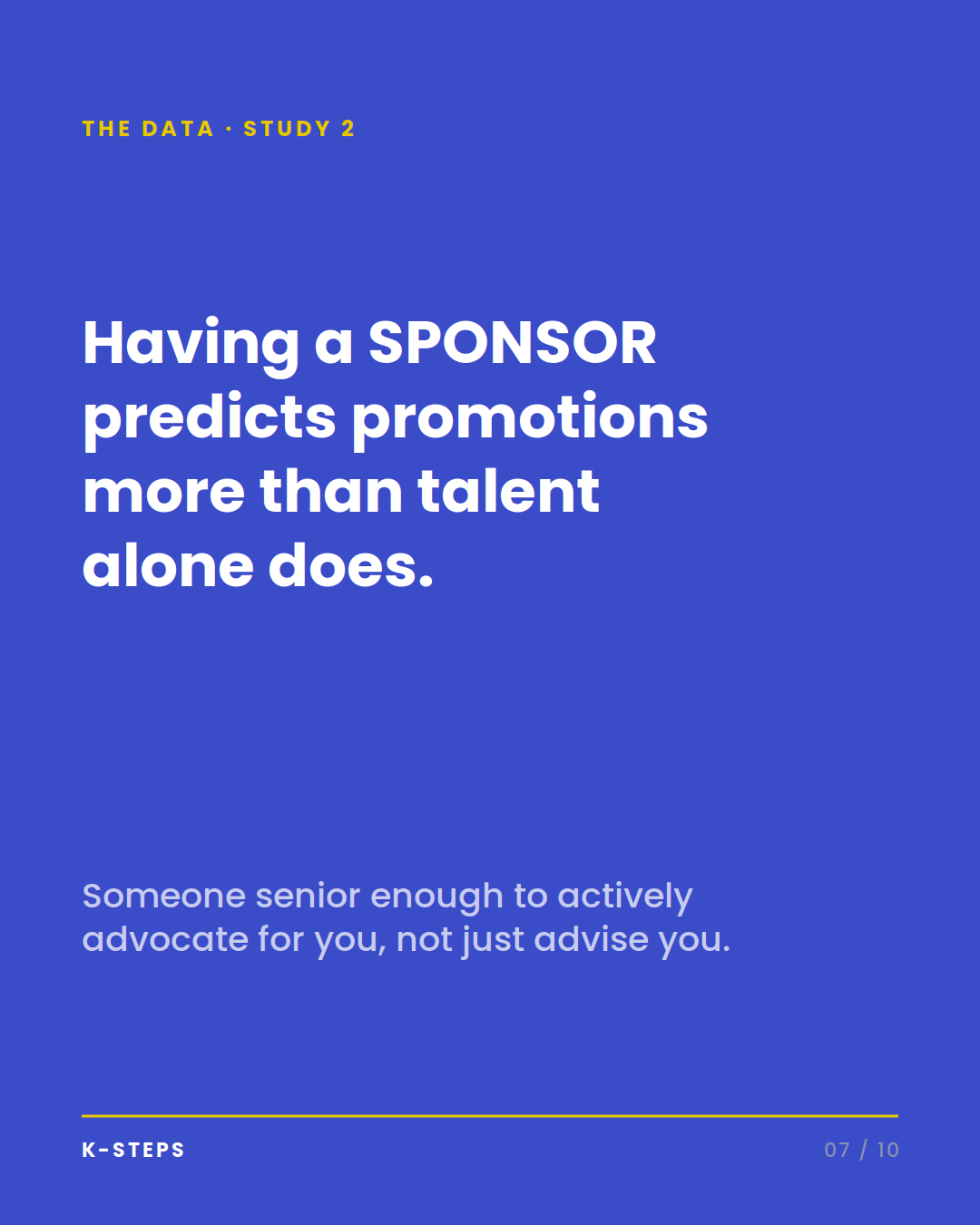 Sponsorship vs Mentorship